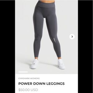 Gymshark power down leggings